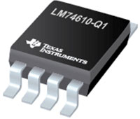 Image of Texas Instruments' LM74610-Q1 Zero IQ Smart Diode Controller