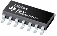 Texas Instruments 的 LMx24N 低功率四通道運算放大器圖片