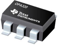 Image of Texas Instruments' OPA320 and OPA2320 CMOS Operational Amplifiers