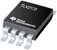 Image of Texas Instruments' TLVx170 Operational Amplifiers