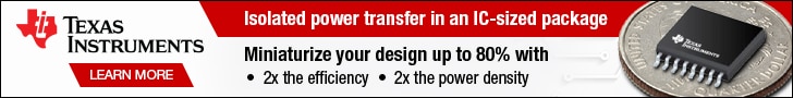 Texas Instruments' Banner Isolated Power Transfer Image of Texas Instruments' Banner Isolated Power Transfer