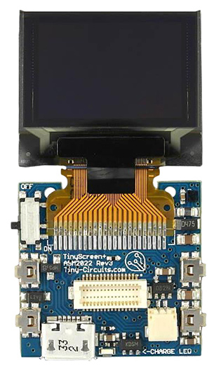 TinyScreen+ Processor Board - TinyCircuits | DigiKey