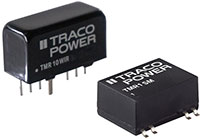 Abbildung: 10-W-Wandler der Serie TMR 10WI von TRACO Power mit großem Eingangsbereich