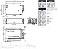 Image of TRACO Power's TPP 450B-M Series