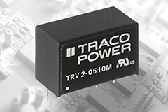 Image of TRACO Power's TRV 2M Series 2 W Medical DC/DC Converters