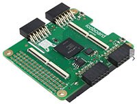 配备 Lattice iCE40 的 Trenz icoBoard 小型 FPGA 板的图片
