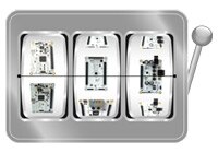 TRINAMIC 的 Landungsbrücke 評估系統圖片