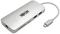 Tripp Lite 的 6 合 1 多功能 USB-C 擴充底座圖片