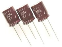Image of Chemi-Con KXJ Series Aluminum Electrolytic Capacitors