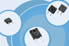 Vishay Sfernice Thick Film Resistors with blue circles