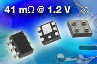 Siliconix's MOSFETs Designed for On-Resistance Ratings at 1.2 V