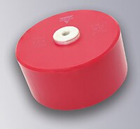 Image of Vishay's 715 Series Ceramic Screw-Mounting Disc Capacitors 