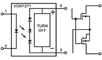 Image of Vishay's VOM1271 and VO1263 Photovoltaic MOSFET Drivers