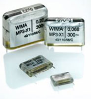 Image of WIMA's MP 3-X1 RFI Capacitors