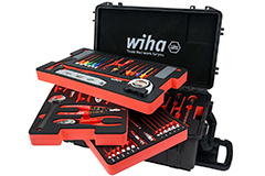 Image of Wiha's 194 Piece Premium Kit in a Rolling Toolbox