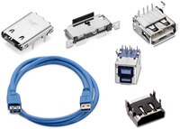 Würth Elektronik 的 USB 3.1 C 型插座和插頭影像