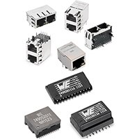 Würth Elektronik’s 的 WE-LAN 變壓器和 WE-RJ45 LAN 插孔圖片