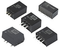 XP Power Compact DC/DC Modules  Abbildung: Kompakte DC/DC-Module von XP Power