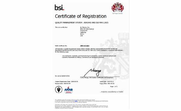Image of BSI Certification