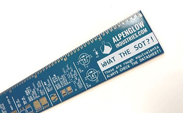 Image of Alpenglow Industries' PCB Ruler