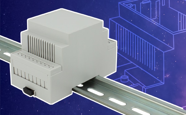 Image of CamdenBoss'  CNMB Modular DIN Rail Enclosure