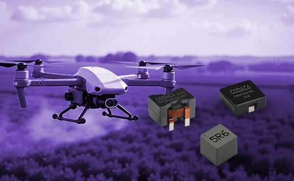 Image of CODACA's High Saturation, High Performance Power Inductors for UAV