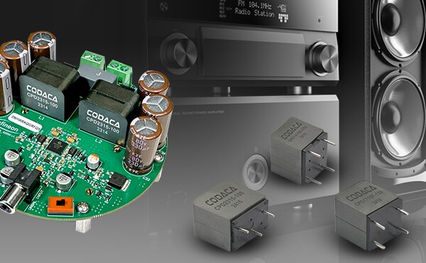Image of CODACA's Power Inductors Achieve Low Distortion for Dightal Amplifier