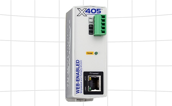 Image of Control By Web's X-405 Web-Enabled Temperature and Humidity Module