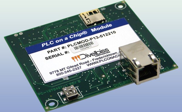 Image of Divelbiss' P-Series PLC on a Chip Module