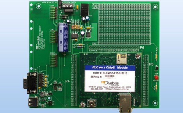 Image of Divelbiss' P-Series PLC on a Chip Development Kit