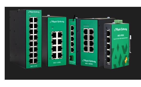 Image of Maple Systems' Industrial Network Switches