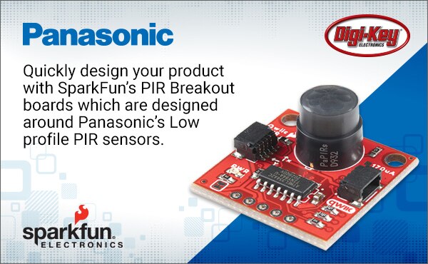 Image of Panasonic's PIR Sensor Breakout Boards