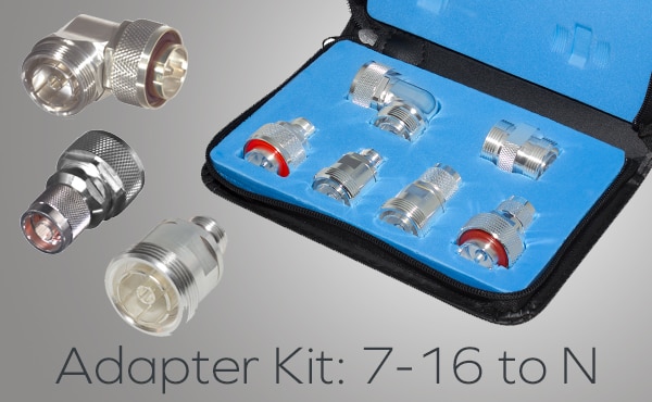 Image of RF Industries' Adapter Kit for 7/16 to N