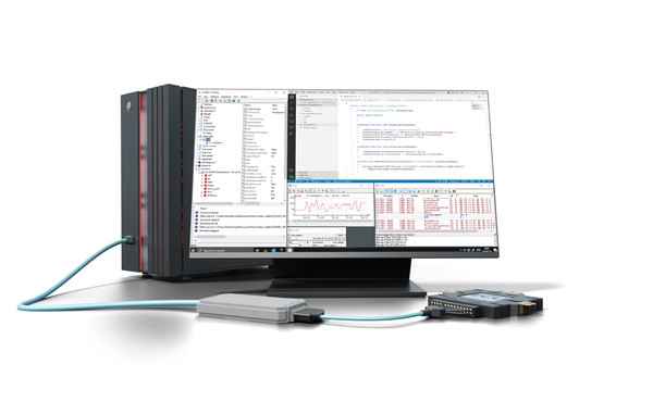 Image of Schleissheimer PC with CanEasy and CAN adapter + ECU setup