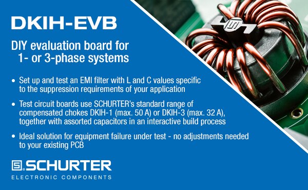 Image of Schurter's Ideal EMC Filter in Just Six Steps