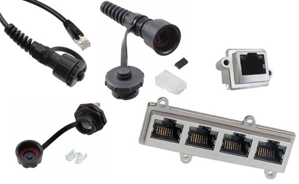 Image of Stewart Connectors' SeaJack RJ45 Modular Jacks and Plugs