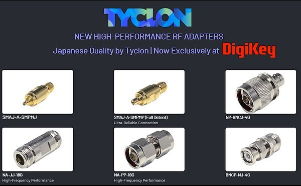 NEW HIGH-PERFORMANCE RF ADAPTERS