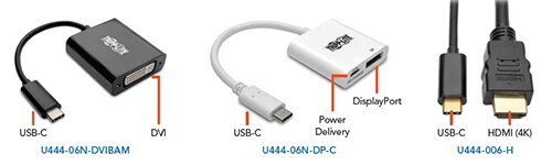 Image of Tripp Lite's USB-C Video Adapters & Adapter Cables