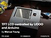 Image of UDOO's TFT LCD controlled by UDOO and Arduino