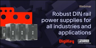 image of Robust DIN rail power supplies for all industries and applications webinar