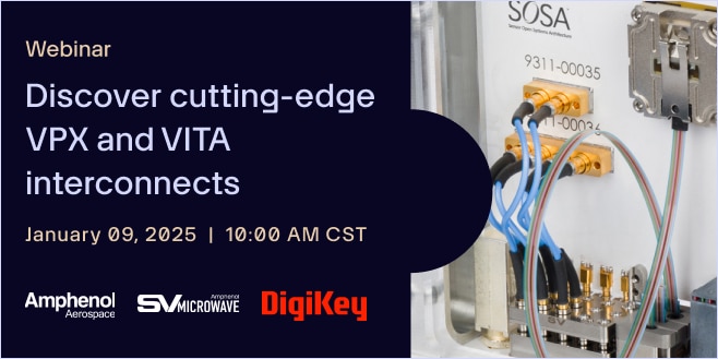 image of Discover cutting-edge VPX and VITA interconnects webinar