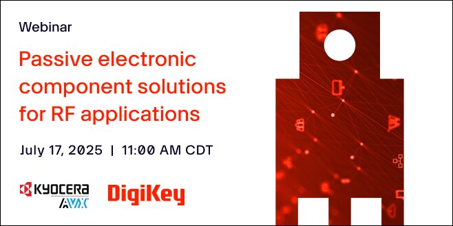 image of Passive electronic component solutions for RF applications webinar
