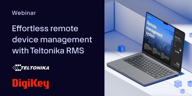 image of Effortless remote device management with Teltonika RMS webinar