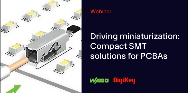 image of Driving miniaturization: Compact SMT solutions for PCBAs webinar