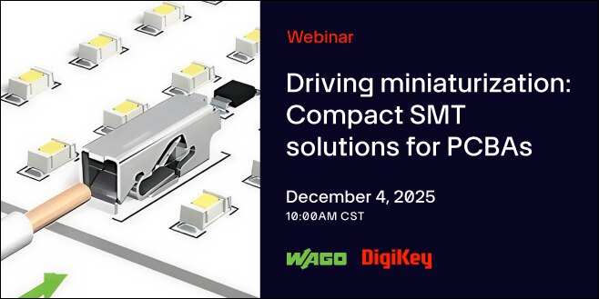 image of Driving miniaturization: Compact SMT solutions for PCBAs webinar