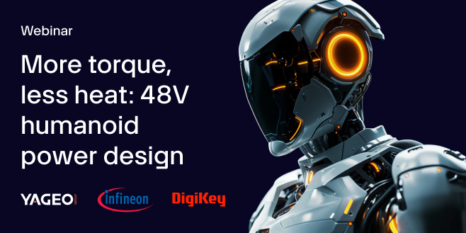 image of More torque, less heat: 48V humanoid power design webinar