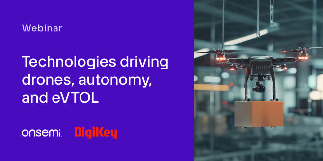 image of Technologies driving drones, autonomy, and eVTOL webinar