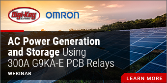 image of AC Power Generation and Storage Using 300A G9KA-E PCB Relays Webinar