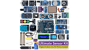 image of SENSOR KIT WITH ARDUINO UNO R4 M