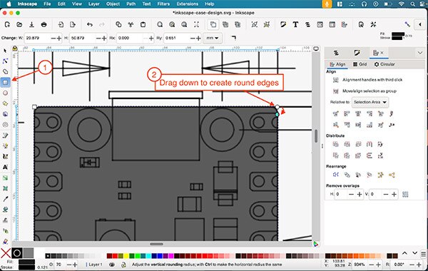 How To Design 3D-Printable Cases with Inkscape